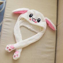 Load image into Gallery viewer, Newly Cute Bunny Plush Hat Funny Playtoy Ear Up Down Rabbit Gift Toy for Kids Girls Girlfriend